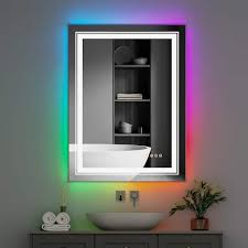 Lighted Wall Bathroom Vanity Mirror Kc