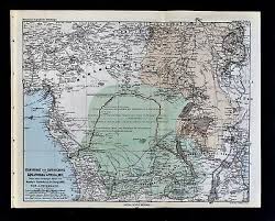 It is estimated to be the second largest freshwater lake in the world by volume, and the second deepest, after lake baikal in siberia; 1877 Petermann Map Stanley S Congo River Expedition Route Africa Lake Tanganyika Ebay