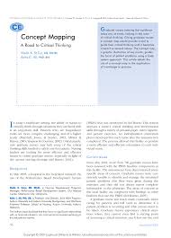 pdf concept mapping a road to