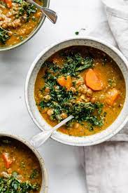 slow cooker vegan lentil soup
