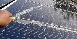 Two story house 4×4 solar panels cleaned. Best Way To Clean Solar Panels
