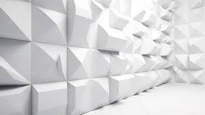 Geometric Wall Texture In White A