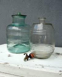 Vintage Glass Apothecary Jar Large