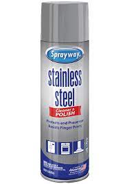 stainless steel cleaner sprayway oil