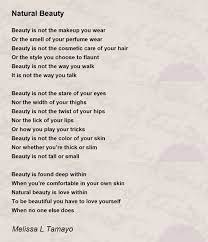natural beauty poem by melissa l tamayo