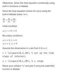 Solve The Heat Equation Numerically