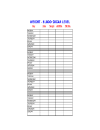 total gym workout plan sheet fill and