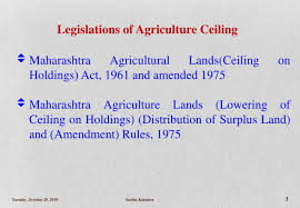 ppt land reform acts in maharashtra