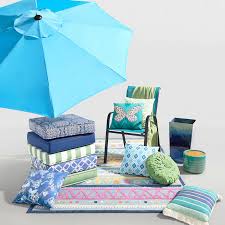 Stackable Teal Sling Patio Chair At Home