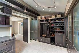 There's also a small linen closet in the bathroom as well. Master Bedroom Ensuite And Walk In Closet Transitional Closet Calgary By Kon Strux Developments Houzz