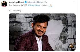 Tamil actor nitish veera is no more. Evjofow Ko1dfm