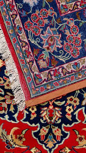 wool isfahan hand knotted persian rug