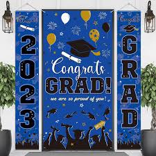 2023 graduation door decorations set