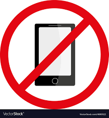 No Phones Cellphones Smartphones Sign Icon
