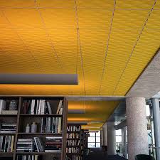 acoustic ceiling tiles suspended