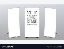 Roll Up Banner Stand Pop Up Flipchart For