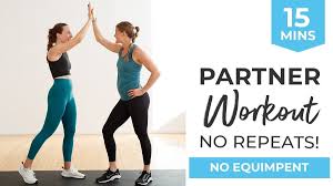 15 minute partner workout video