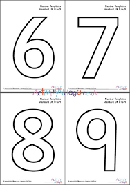 Shop supplies for commercial & gourmet kitchens! Number Templates 0 To 9