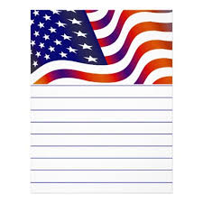 American Flag Letterhead Usa American Flag Freedom