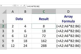 Excel Multi Cell Array Formula Calculations