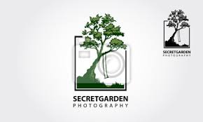 secret garden photography logo template