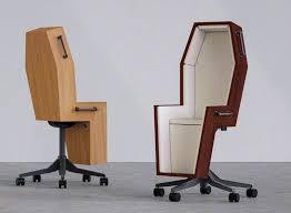 coffin shaped office chair design wants