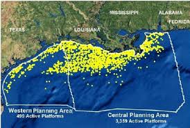 Oil Rigs In Gulf Of Mexico From Noaa Website Download