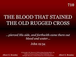 the blood that stained the old rugged