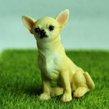 Mini Chihuahua Dog Figurine