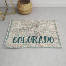 colorado map rug by catherine holcombe