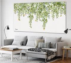 Large Botanical Wall Art Green