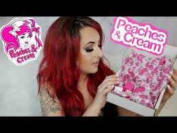 peaches and cream makeup unboxing