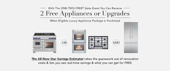 You may be doing a kitchen renovation or just upgrading your kitchen appliances. One Two Free Sales Event High End Appliance Packages Thermador