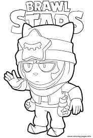 Draw for beginner, step by step, super easy. Sandy Brawl Stars Coloring Pages Printable