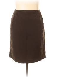 Details About Kate Hill Women Brown Casual Skirt 18 Plus