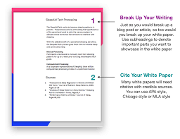 To format a paper in apa style, writers can typically use the default settings and automatic the guidelines for paper format apply to both student assignments and manuscripts being submitted for. How To Write A White Paper A Simple Step By Step Guide Elna Cain