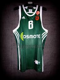 Spanoulis began his basketball career with the youth teams of gymnastikos and keravnos in larisa, greece, playing in the junior levels from 1994 until 1999. 2009 European Triple Crown Panathinaikos Athens Vassilis Spanoulis Jersey Fibamaniac
