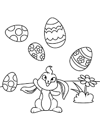 Signup to get the inside scoop from our monthly newsletters. Easter Bunny And Eggs Coloring Page Free Printable Coloring Pages For Kids