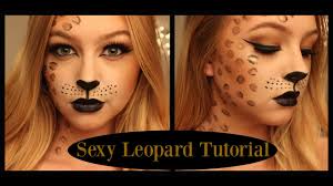 y leopard halloween makeup tutorial