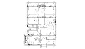 Autocad 3 Bhk House Plan Design With