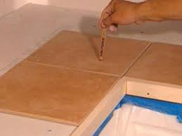 Place your plywood over a tabletop or countertop. How To Install Tiles On A Kitchen Countertop How Tos Diy