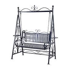 Outsunny Cast Iron Swing Chair Patio