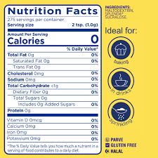 splenda granulated sweetener zero