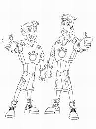 20 exciting power rangers coloring pages your toddler will love wild kratts is an american educational animated series that airs on pbs channel. Chris And Martin Kratt From Wild Kratts Coloring Page Free Printable Coloring Pages For Kids