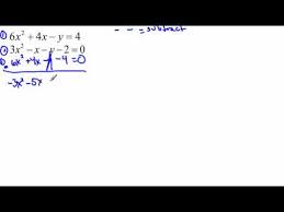 Solving A Quadratic Quadratic System