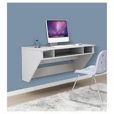 Andersonville solid wood floating desk. Designer Floating Desk White Prepac Target