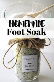 homemade foot soak great gift idea