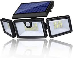 Tonyest Solar Lights Outdoor Bright 132 Led Solar Motion Sensor Light Outdoor Waterproof Solar Security Lighting Solar Wall Lights Adjustable 3 Heads With 3 Modes For Yard Garage Patio Cool White Amazon Com