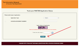 track your pan card application status