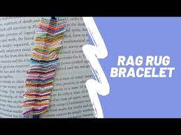 diy rag rug bracelet diy bookmark